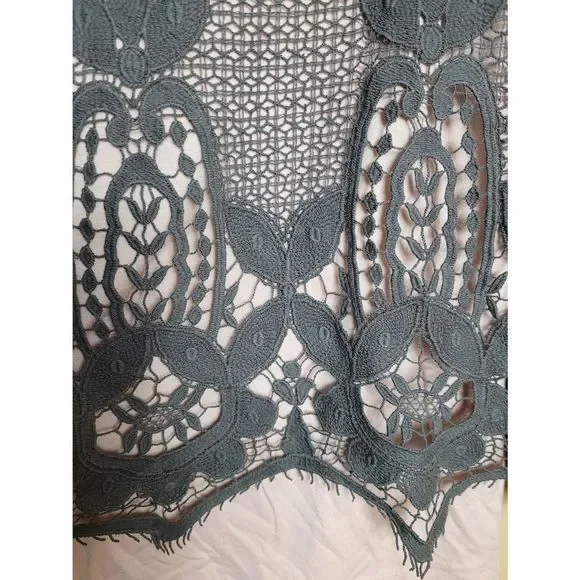 Democracy Layered Crochet Knit Top - Picture 2 of 6